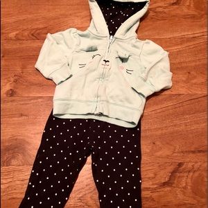 Carter’s Bunny hoodie set